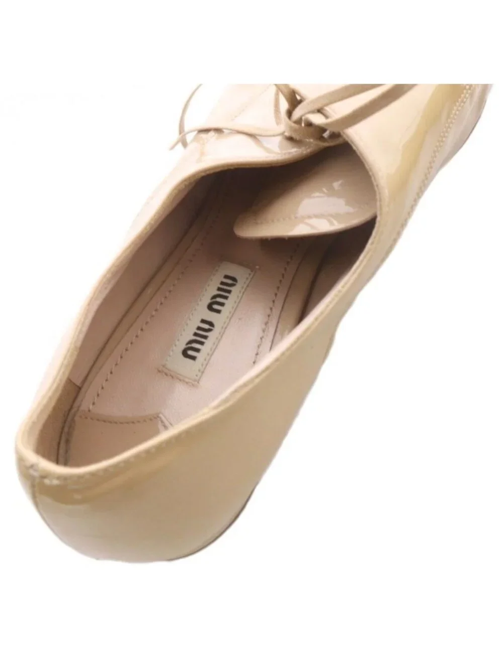 Miu Miu Miu Pumps Bijou Beige Heel 37